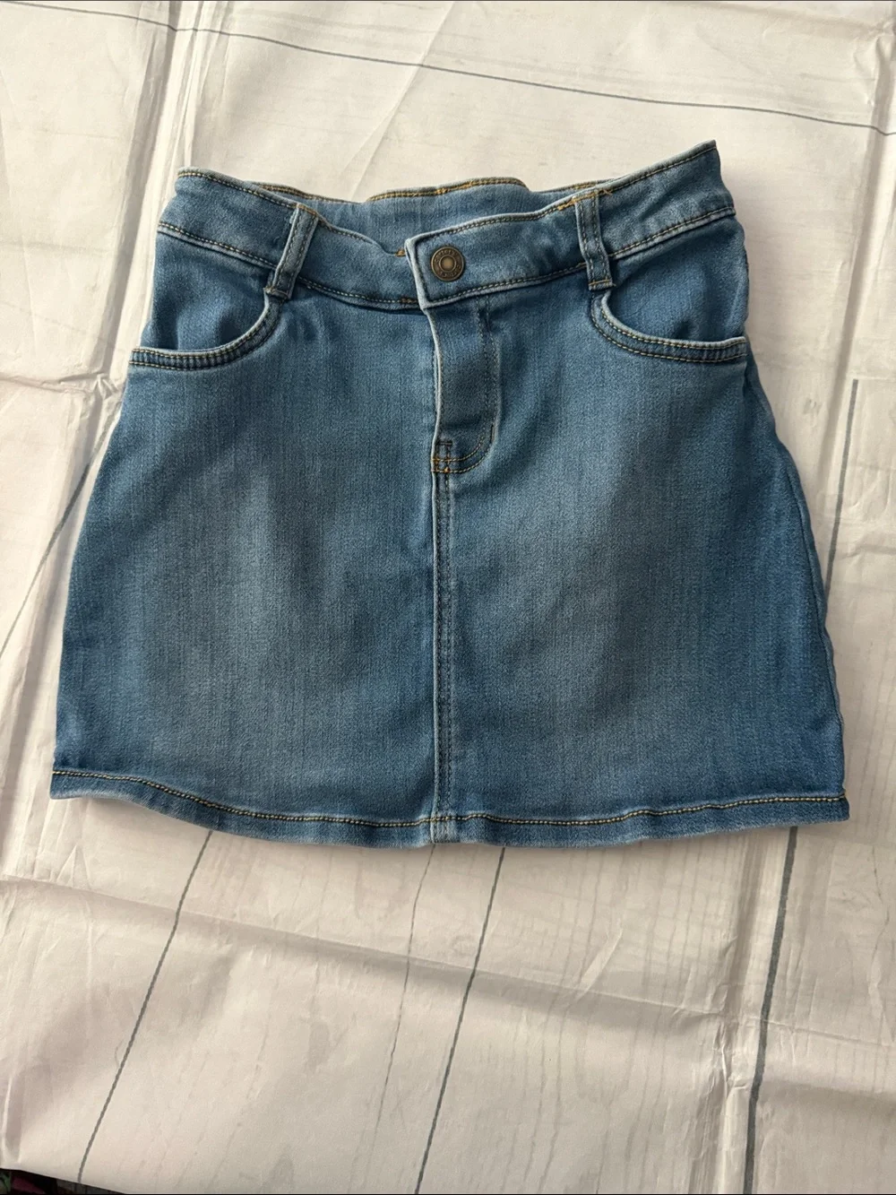 Carter's light blue denim skirt